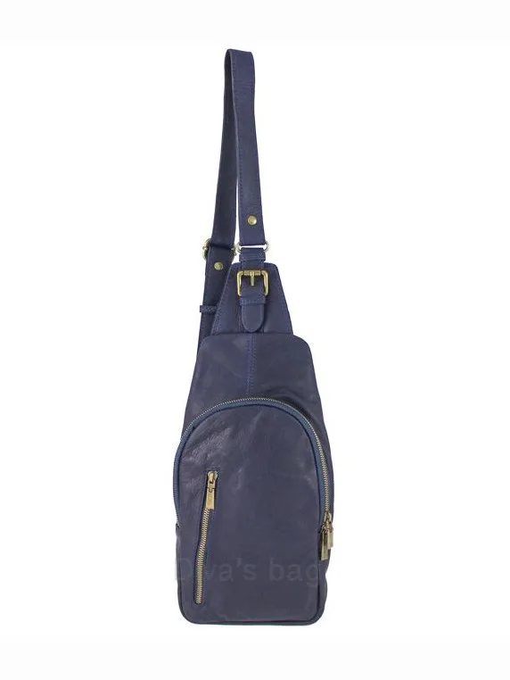 SAM — kožená crossbody kabelka