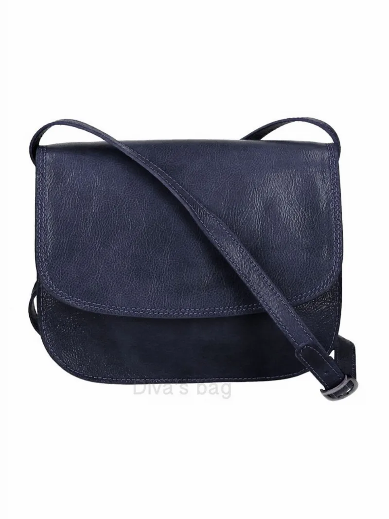 AMINA — kožená crossbody kabelka