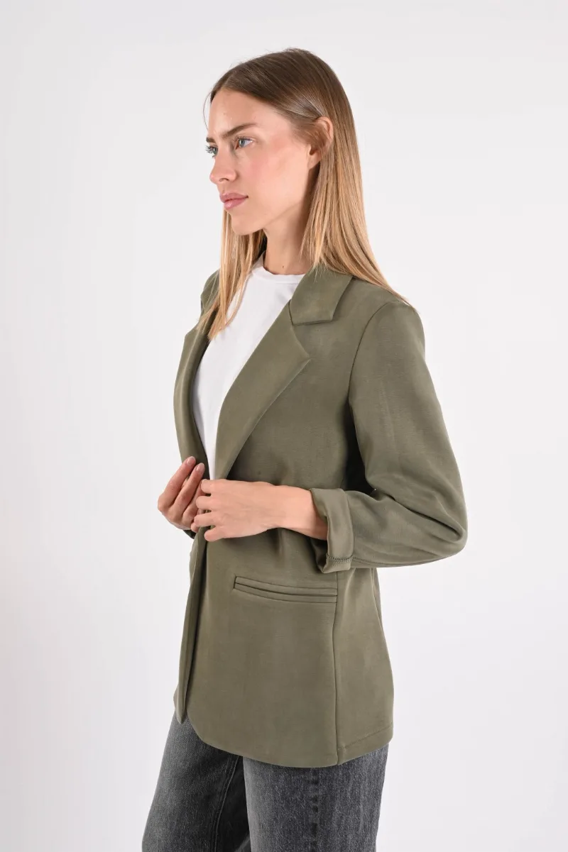 Oversize sako z mäkkej teplákoviny