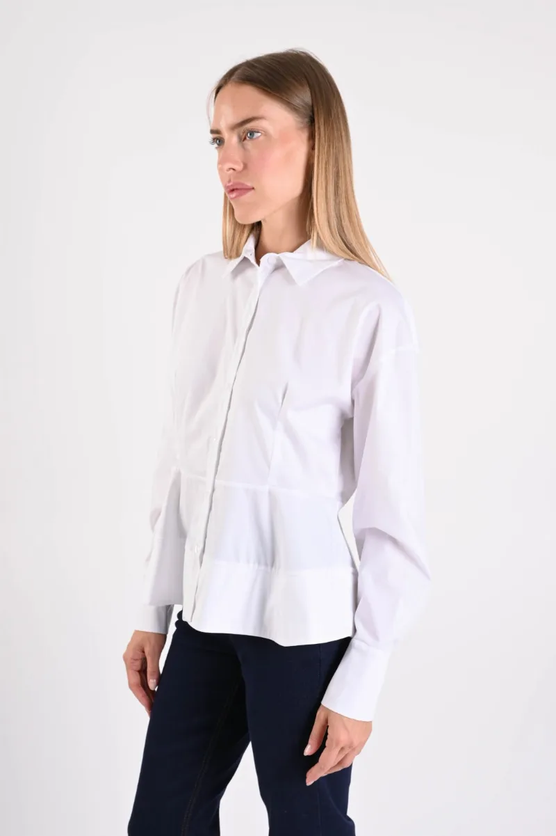 Košeľa s peplum volánom