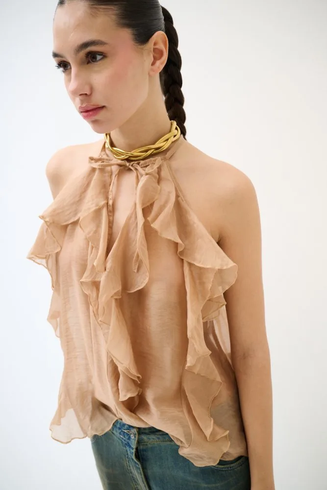 RUFFINA – Top s volanmi